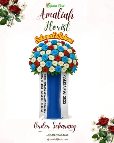 Standing Flower di Masjid Raya Darussalam Palangkaraya